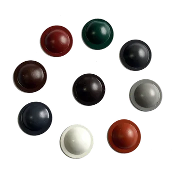 Šroub Krycí klobouček průměr 20 mm, ocelový, Hnědý 8019