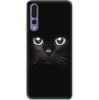 Pouzdro na mobilní telefon Odolné silikonové pouzdro iSaprio - Black Cat - Huawei P20 Pro
