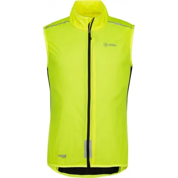 Pánská ultralehká vesta Kilpi FLOW žlutá - Žlutá, M