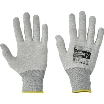 Pracovní rukavice CERVA RUKAVICE WRYNECK ESD NYLON 8