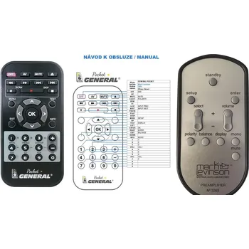 MARK LEVINSON 326S - dálkový ovladač, náhrada kompatibilní