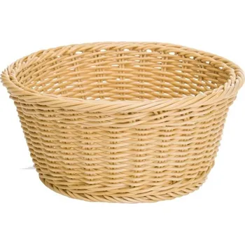 Nákupní košík Westmark Košík kulatý, 25x11,5cm, světle béžový