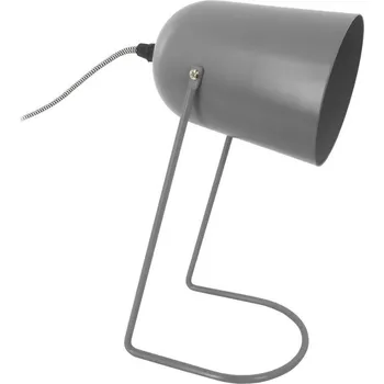 Lampička Present time Tmavě šedá matná kovová stolní lampa Riley 30 cm