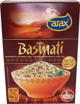 Rýže ARAX Rýže Basmati parboiled s divokou rýží 480 g