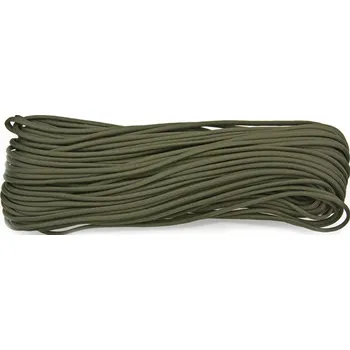 Lano Parachute Cord Padáková šňůra OLIVE green - 30 m