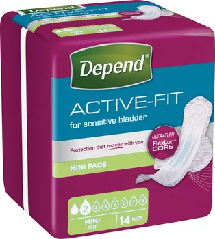 Inkontinenční vložka Kimberly Clark Depend Active-Fit Mini 14 ks