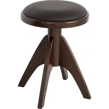 Discacciati stolička 101 - Třešeň mat, černý vinyl sedák