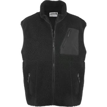 Dámská vesta ČERNÁ TEDDY VESTA Noisy May