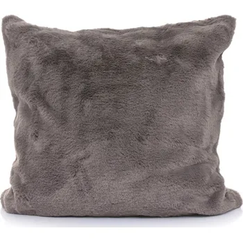 Polštář POLŠTÁŘ Z MIKROPLYŠE HNĚDÝ Rino Pelle 50x50