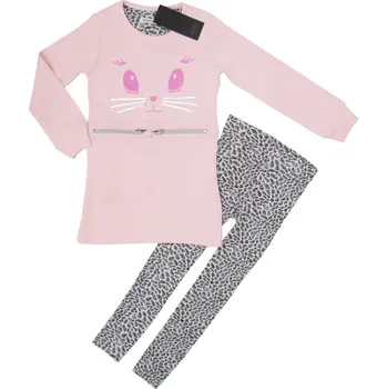 Dámská tunika Emoi dívčí růžový set tunika+legíny Velikost: 110