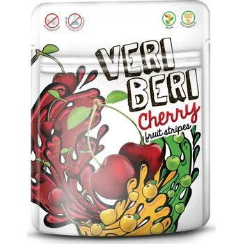 Bonbon Veri Beri Ovocné stripsy višeň 50 g