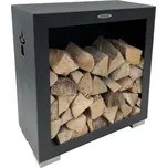 Remundi dřevník kostka černá + Doprava Zdarma