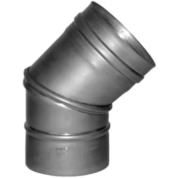 Střecha Komíny CZ Nerez koleno otočné 0-45° 150/0,6mm