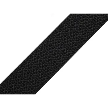 Popruh polypropylénový šíře 20 mm černý POL, barva Černá