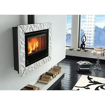 Krbová kamna La Nordica - Rámeček Origami 80 Bílý (pomačkaný papír)