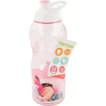 Láhev STOR Tritanová Láhev na pití Mimoni Agnes a Fluffy 400ml