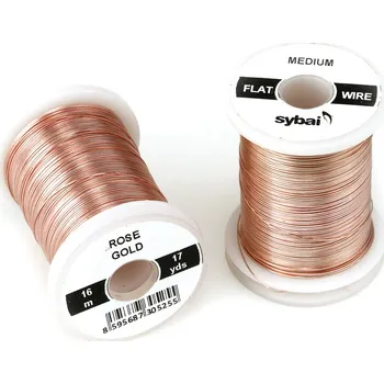 Sybai FLAT Colour Wire Medium Rose Gold