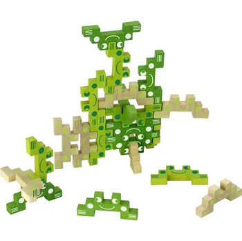 Dřevěná hračka Jeujura Dřevěná motorická hra Acroa'batik