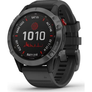 Chytré hodinky Garmin Fenix 6 Pro Solar Slate Gray/Black Band