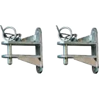 Chov hospodářského zvířete Prodloužený nástěnný držák Cosnet pro krční fixace a boční stěny k našroubování 2 ks