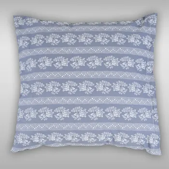 Povlak na dekorativní polštářek Povlak na polštář Eleonora šedá 40x40 cm