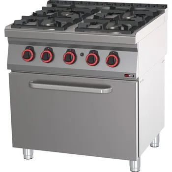 Domácí spotřebič REDFOX Plynový sporák s elektrickou troubou SPBT 70/80 21GE