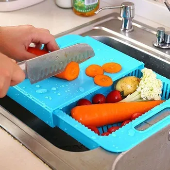 Kuchyňské prkénko DAALO Kuchyňské prkénko s odkapávačem i boxem