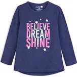 Dívčí tričko VENERE BELIEVE modré Velikost: 98