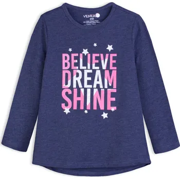 Dívčí tričko Dívčí tričko VENERE BELIEVE modré Velikost: 98