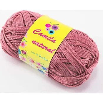 Příze Příze Camila natural - starorůžová - číslo barvy 28