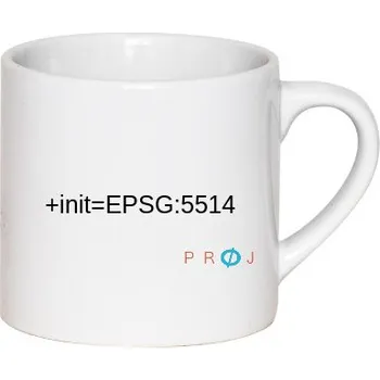 Hrnek espresso (Lungo) s potiskem Hrnek s S-JTSK EAST/NORTH