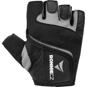Fitness rukavice Ronnie.cz Fitness rukavice Easy Workout (šedé) 1 pár XS - šedé