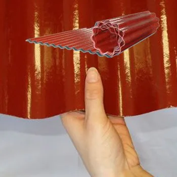 Sklolaminátová deska Sklolaminátová vlnitá role, neprůhledná, Uniroll 76/18 červená 1,5m