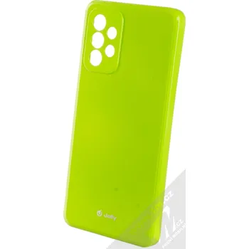 Pouzdro na mobilní telefon 1Mcz Jelly TPU ochranný kryt pro Samsung Galaxy A72, Galaxy A72 5G limetkově zelená (lime green)