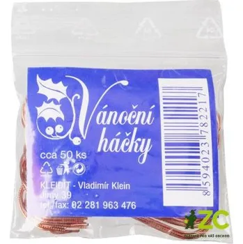 Vánoční dekorace Háček Vánoční - dlouhý poměděný