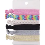 Vlasová gumička látková, multicolor 6 ks 9001344