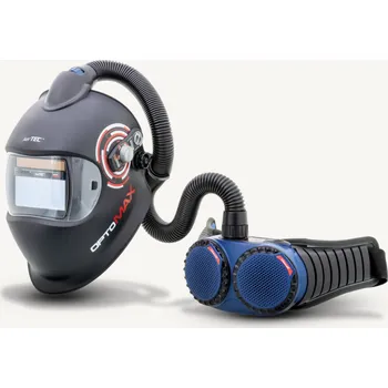 Svářečská kukla OPTREL Kukla AerTEC OptoMAX s jednotkou AerGO vč. přepravní tašky a MIG/MAG rukavic ZDARMA