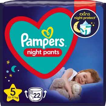 Plenkové kalhoty Pampers Night Pants 5 12-17 kg