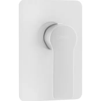 Vodovodní baterie Sapho PAX podomítková sprchová baterie, 1 výstup, bílá mat