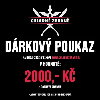 CHZ Dárkový poukaz na nákup 2000 Kč: Dárkový poukaz 2 000 Kč