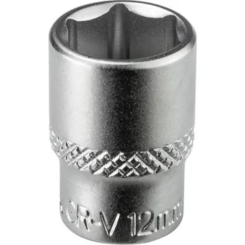 Gola hlavice DEMA Nástrčný klíč / ořech krátký 12 mm 1/4"