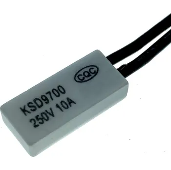 pojistka Tepelná pojistka keramická vratná termostat spínač 70°C KSD9700 NC 250V/10A