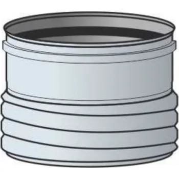 Kouřovod Přechod do flexi vložky 2x0,12mm ø60mm