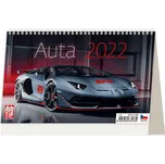 Helma365 stolní kalendář Auta 2022
