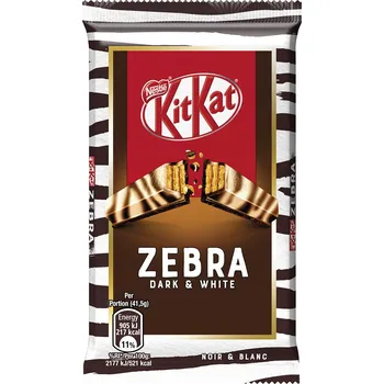 Recenze Nestlé Kitkat Zebra Dark & White 41,5 g