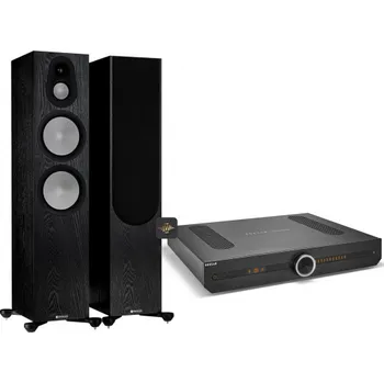 Elektronika Monitor Audio Silver 7G 500 + Roksan Attessa Streaming set - černý dub