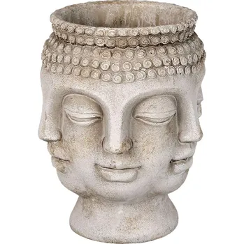 Květináč Clayre & Eef, Holandsko Clayre & Eef - Kameninový květináč BUDDHA - 15*14*18 cm