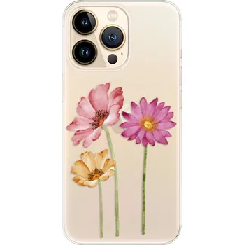 Pouzdro na mobilní telefon Odolné silikonové pouzdro iSaprio - Three Flowers - iPhone 13 Pro Max