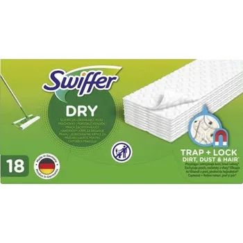 Utěrky na podlahu Swiffer Sweeper, suché, 18 ks