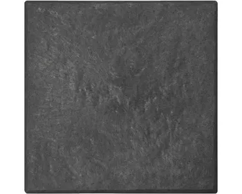 Venkovní dlažba Multyhome Gumový nášlapný kámen 30 x 30 cm černý